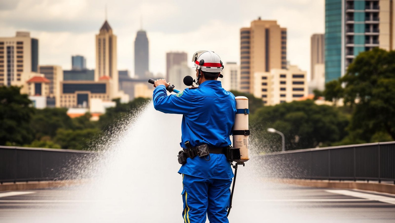 Desentupidora de Esgoto em São Paulo - equipe profissional com hidrojateamento